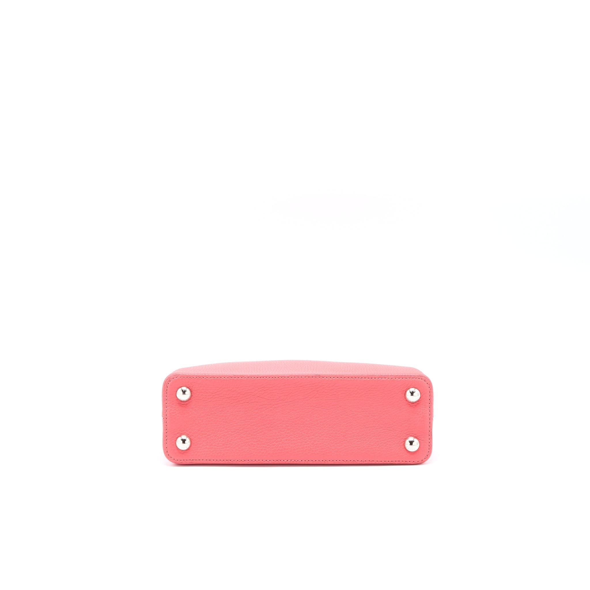 LOUIS VUITTON CAPUCINES BB TAURILLON PINK SHW