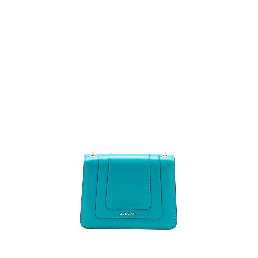 BVLGARI SERPENTI FOREVER CROSSBODY BAG CALFSKIN GREEN LGHW