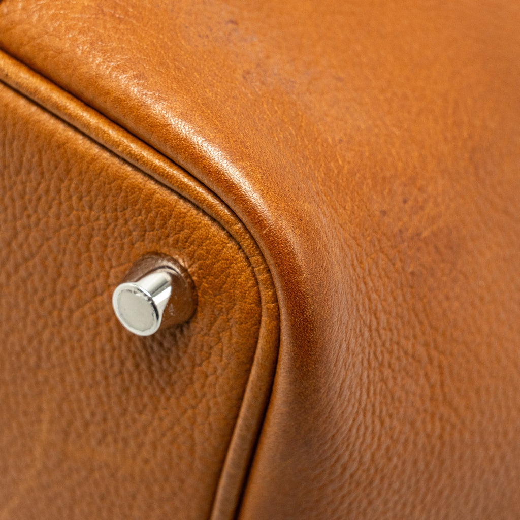 HERMES PICOTIN 18 LOCK BAG BARENIA FAUBOURG FAUVE SHW