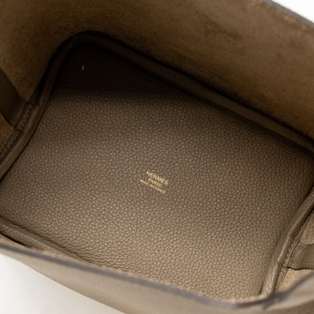 HERMES PICOTIN 18 LOCK BAG CLEMENCE M1 ORIGAN GHW