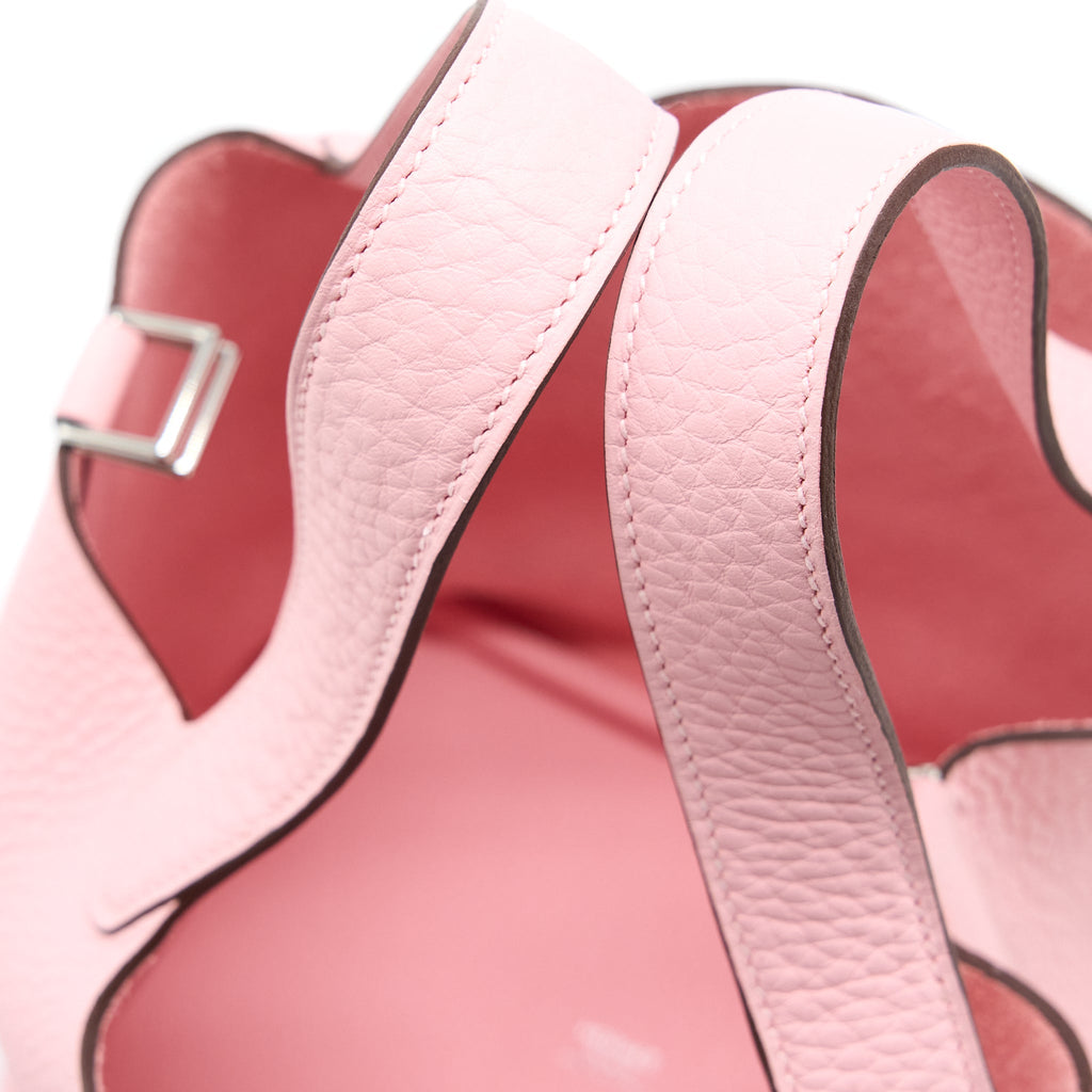 HERMES PICOTIN 18 LOCK BAG CLEMENCE ROSE SAKURA SHW