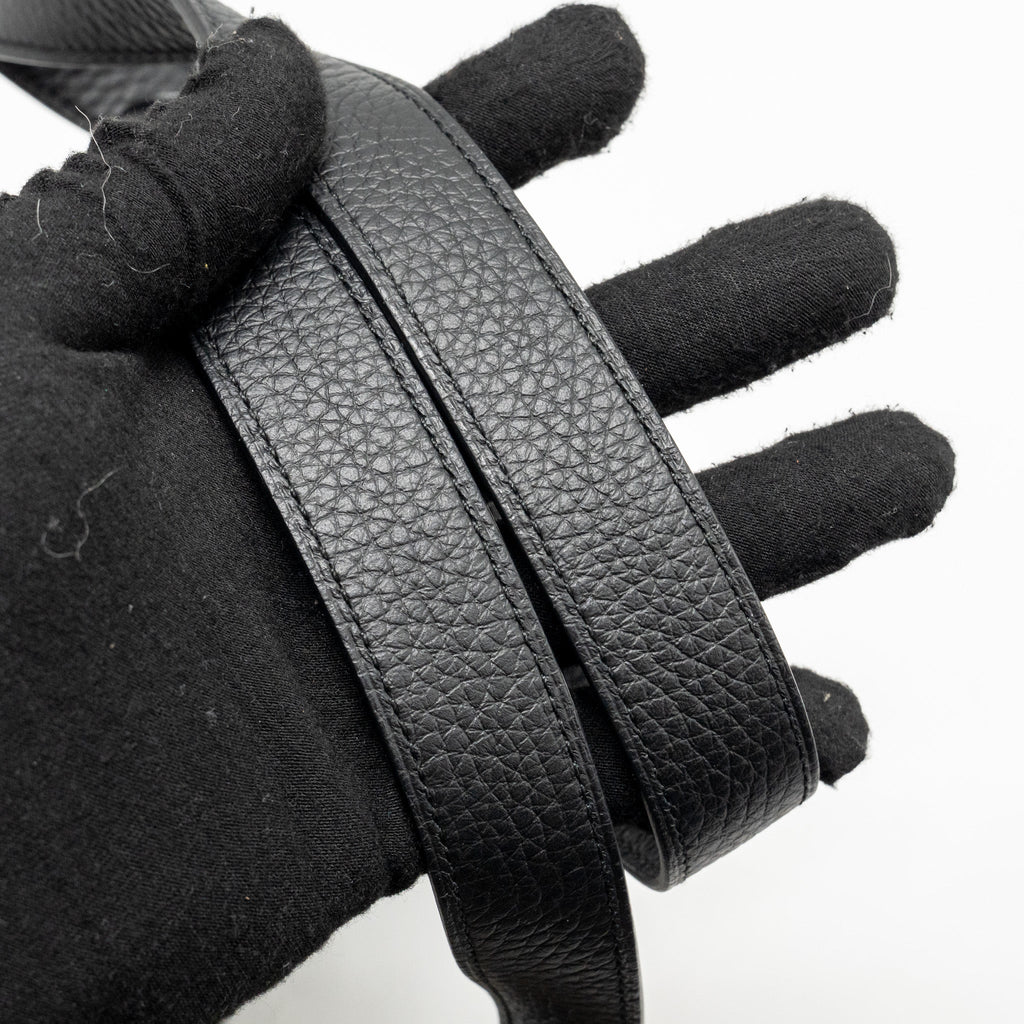 HERMES MINI LINDY II CLEMENCE BLACK GHW
