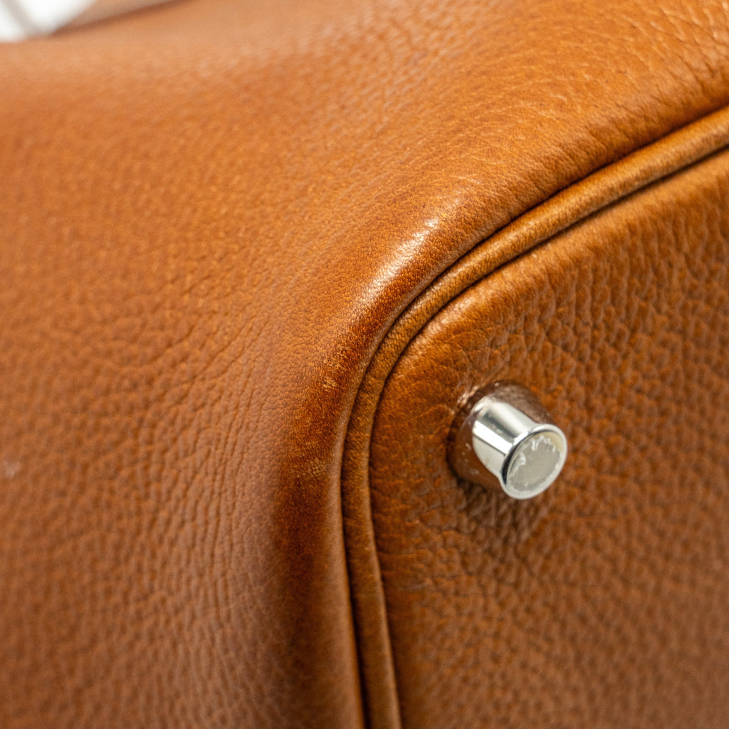 HERMES PICOTIN 18 LOCK BAG BARENIA FAUBOURG FAUVE SHW