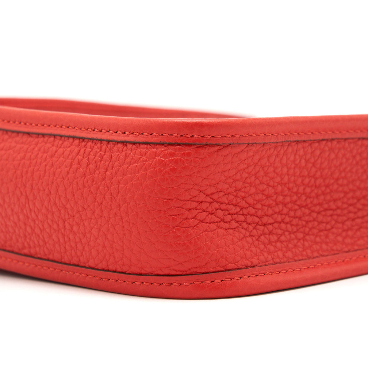 Hermes Mini Evelyne Rouge Tomate SHW