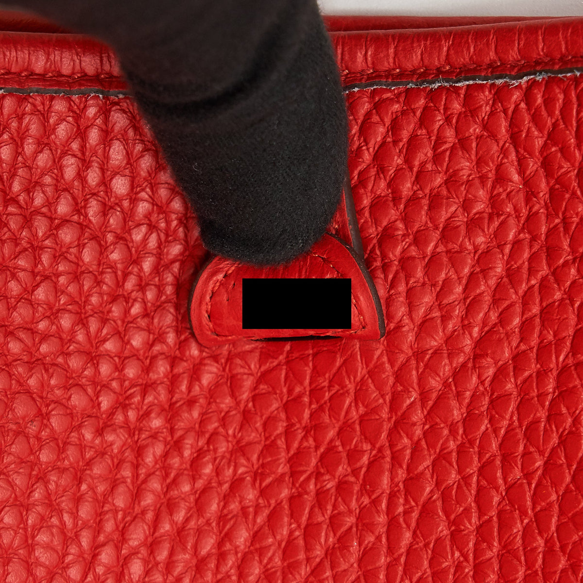 Hermes Mini Evelyne Rouge Tomate SHW