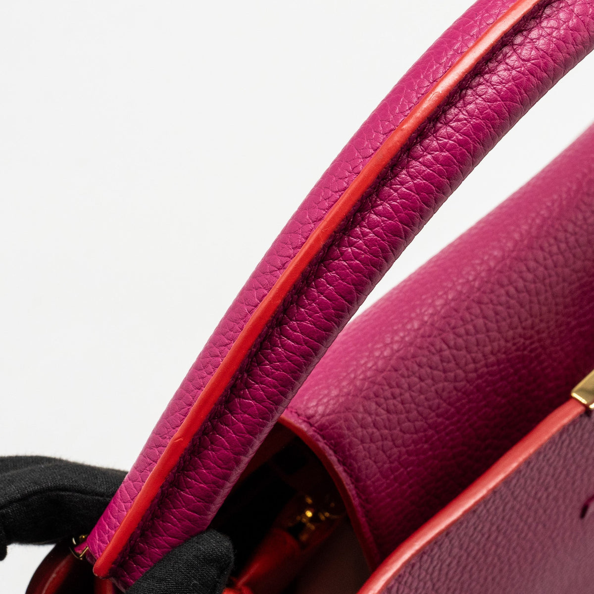 LOUIS VUITTON CAPUCINES GM TAURILLON PINK GHW