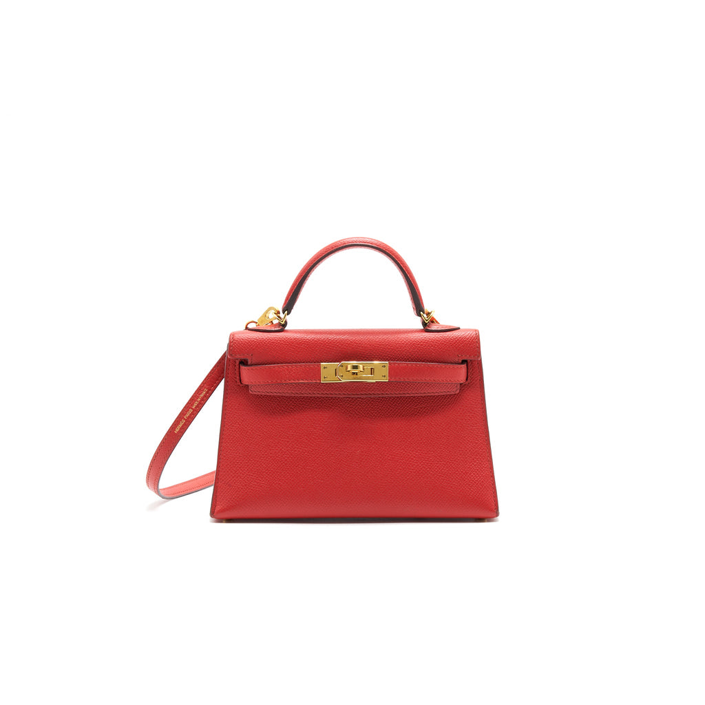 Hermes Sac Mini Kelly Ⅱ Rouge Tomate