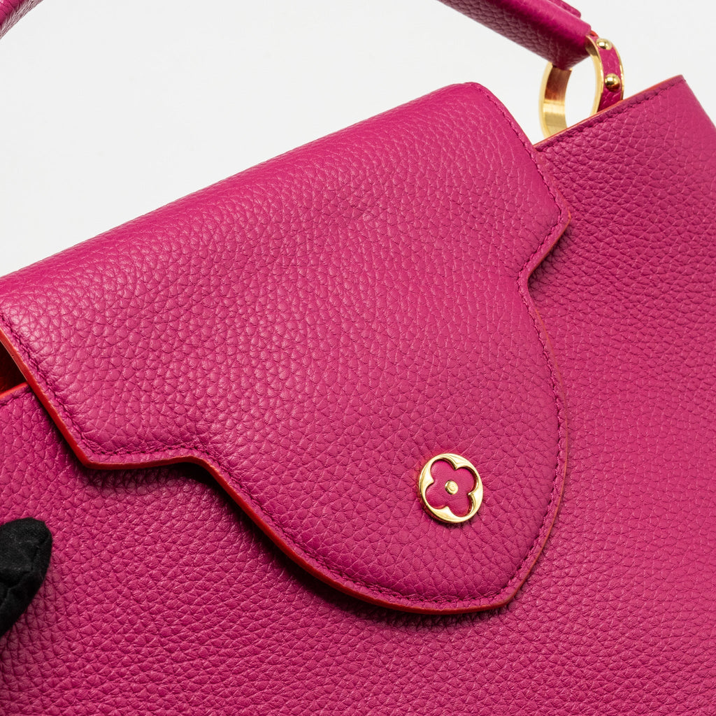 LOUIS VUITTON CAPUCINES GM TAURILLON PINK GHW