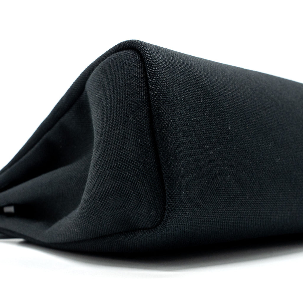 HERMES HERBAG 31 ZIP BAG CANVAS/ HUNTER BLACK GHW