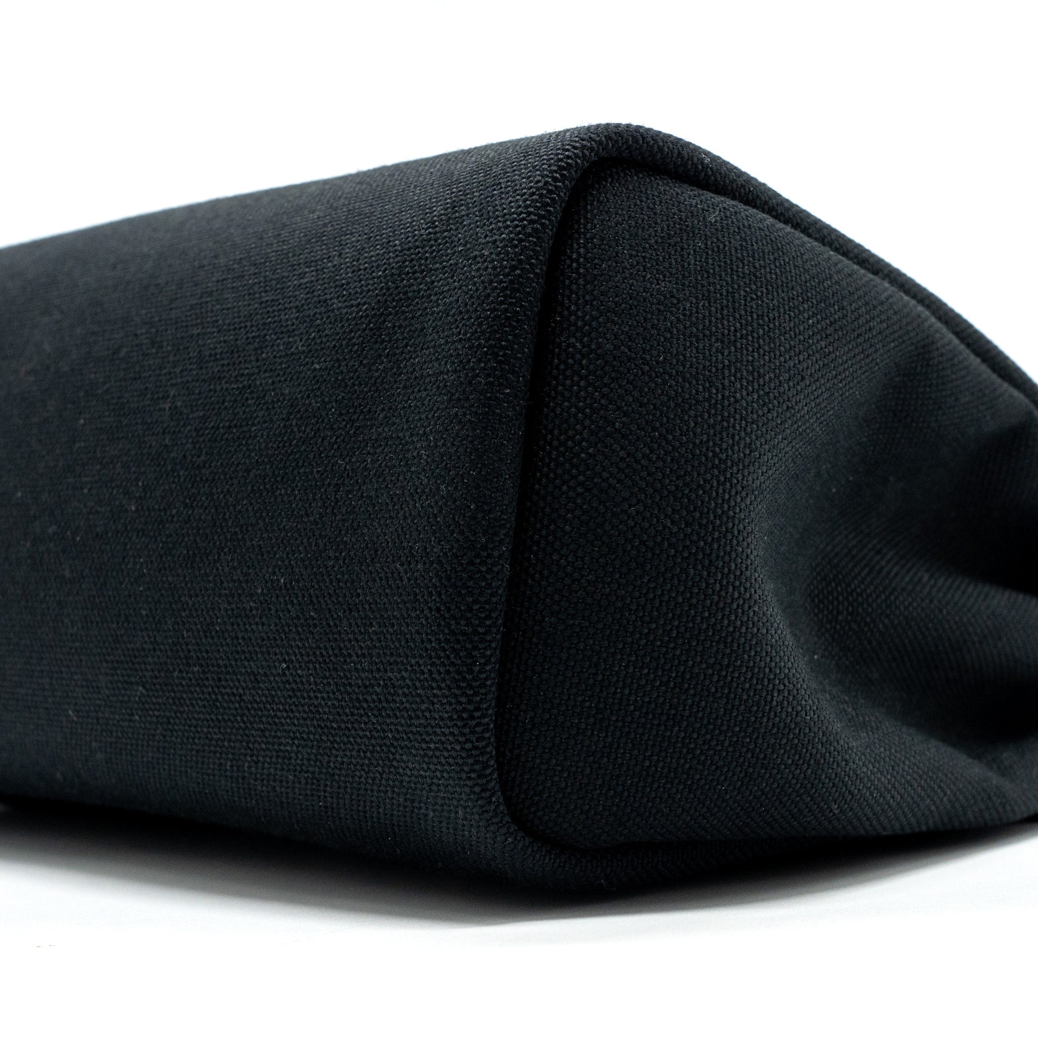HERMES HERBAG 31 ZIP BAG CANVAS/ HUNTER BLACK GHW
