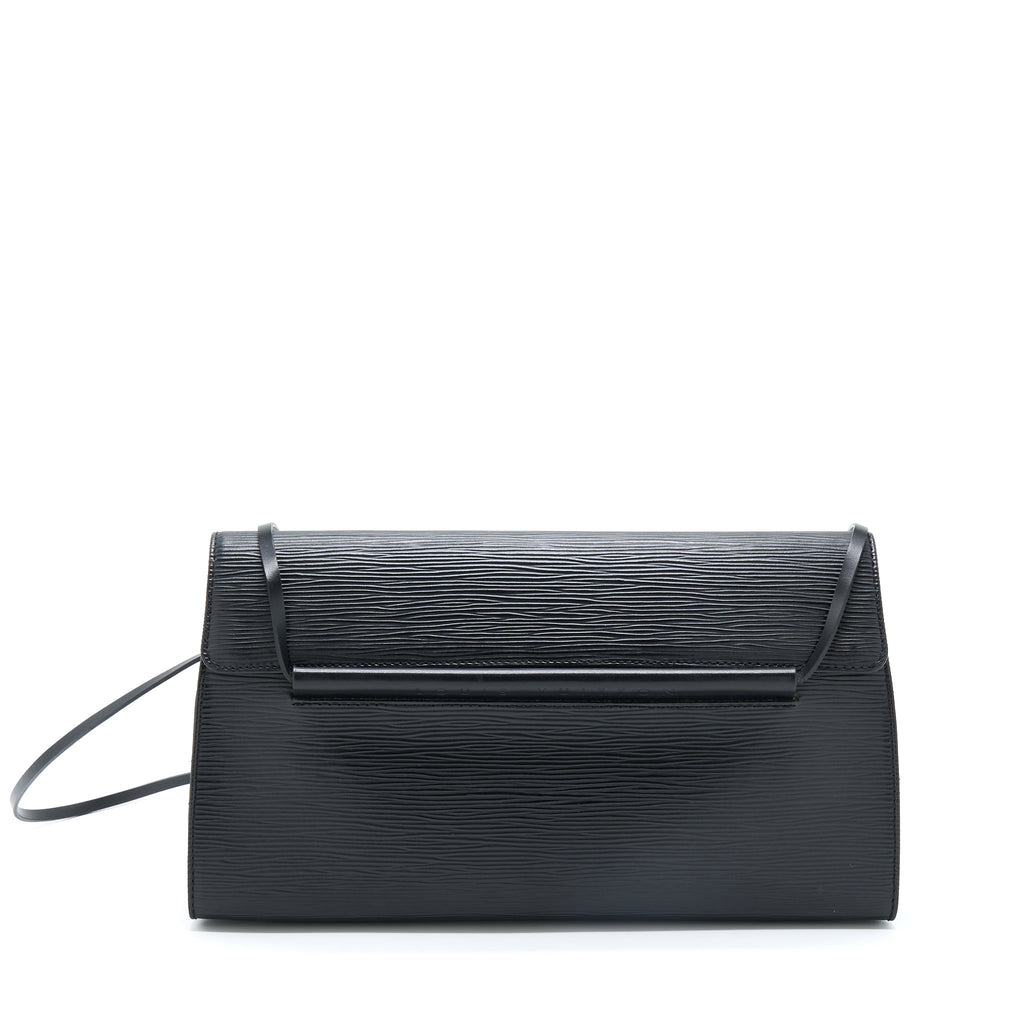 LOUIS VUITTON VINTAGE SHOULDER BAG EPI BLACK