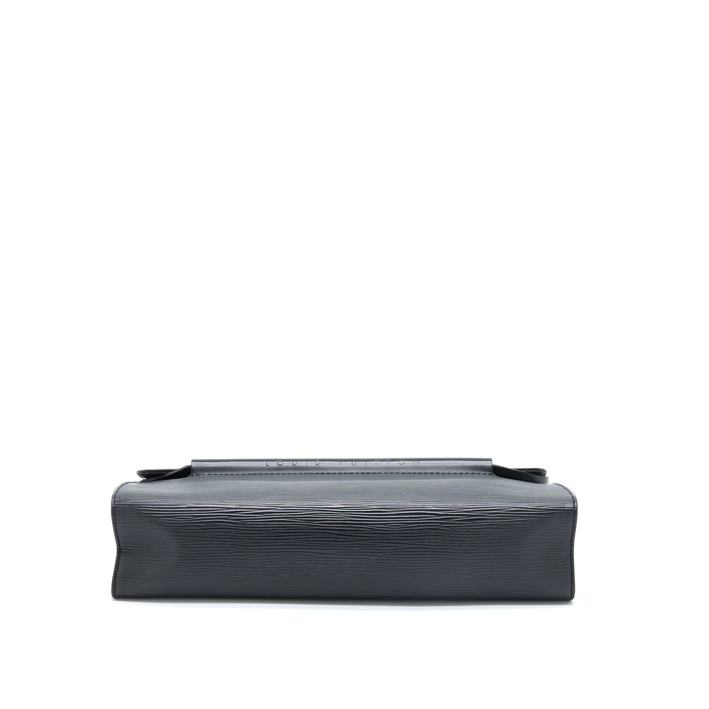 LOUIS VUITTON VINTAGE SHOULDER BAG EPI BLACK