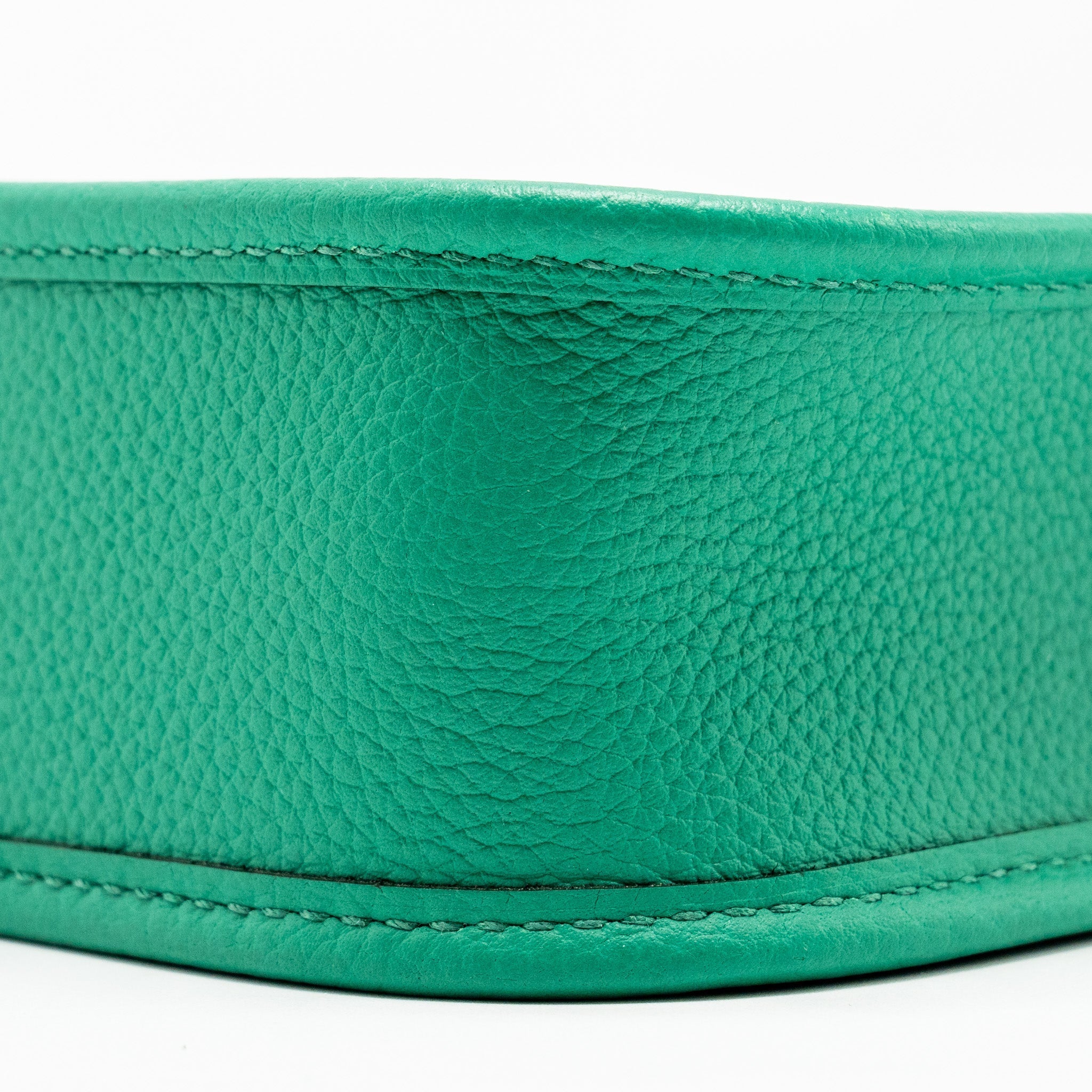 HERMES MINI EVELYNE TAURILLON MAURICE VERT JADE SHW