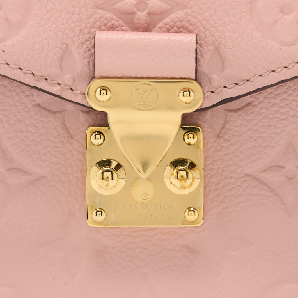 LOUIS VUITTON POCHETTE MÉTIS MONOGRAM EMPREINTE PINK GHW