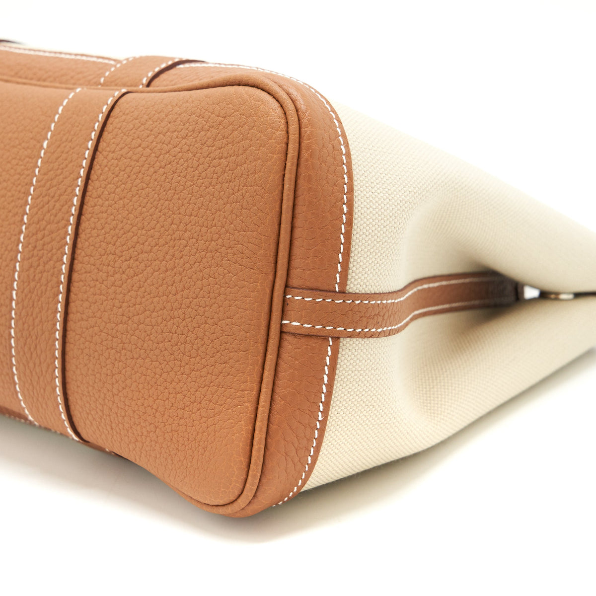 Hermes Garden Party 30 Canvas Gold SHW