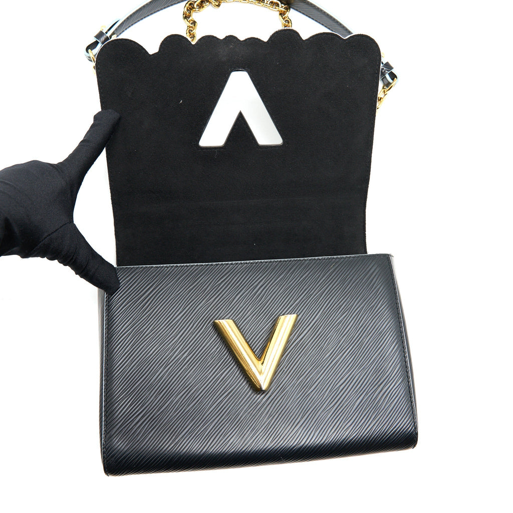 LOUIS VUITTON LIMITED EDITION TWIST BAG BLACK GHW