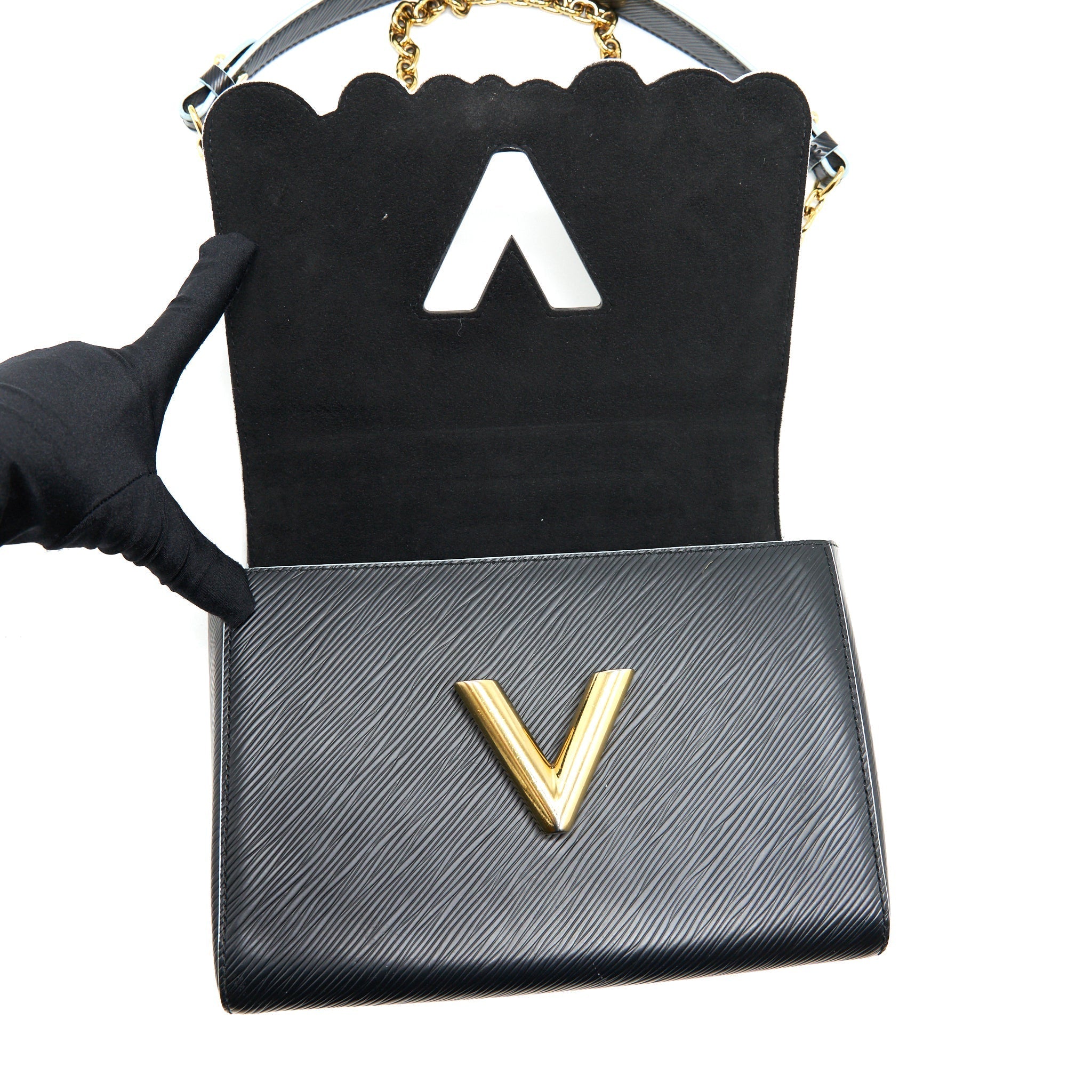 LOUIS VUITTON LIMITED EDITION TWIST BAG BLACK GHW