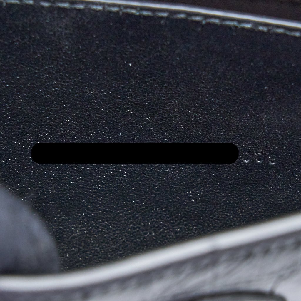 BALENCIAGA SMALL DOWNTOWN SHOULDER BAG CROC EMBOSSED LEATHER BLACK WITH BLACK HARDWARE