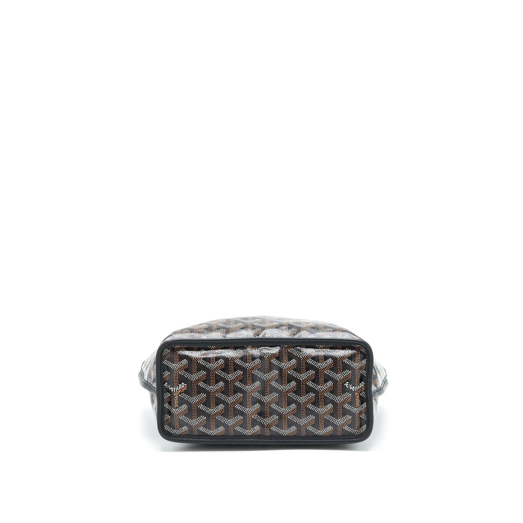 GOYARD ANJOU MINI REVERSIBLE TOTE BLACK/MULTICOLOUR