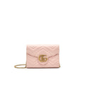 GUCCI GG MARMONT MATELASSE MINI BAG PINK