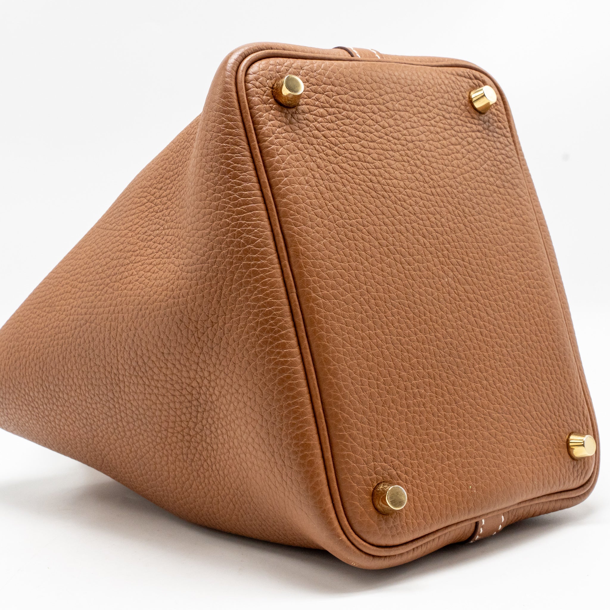 HERMES PICOTIN 18 LOCK BAG CLEMENCE GOLD GHW