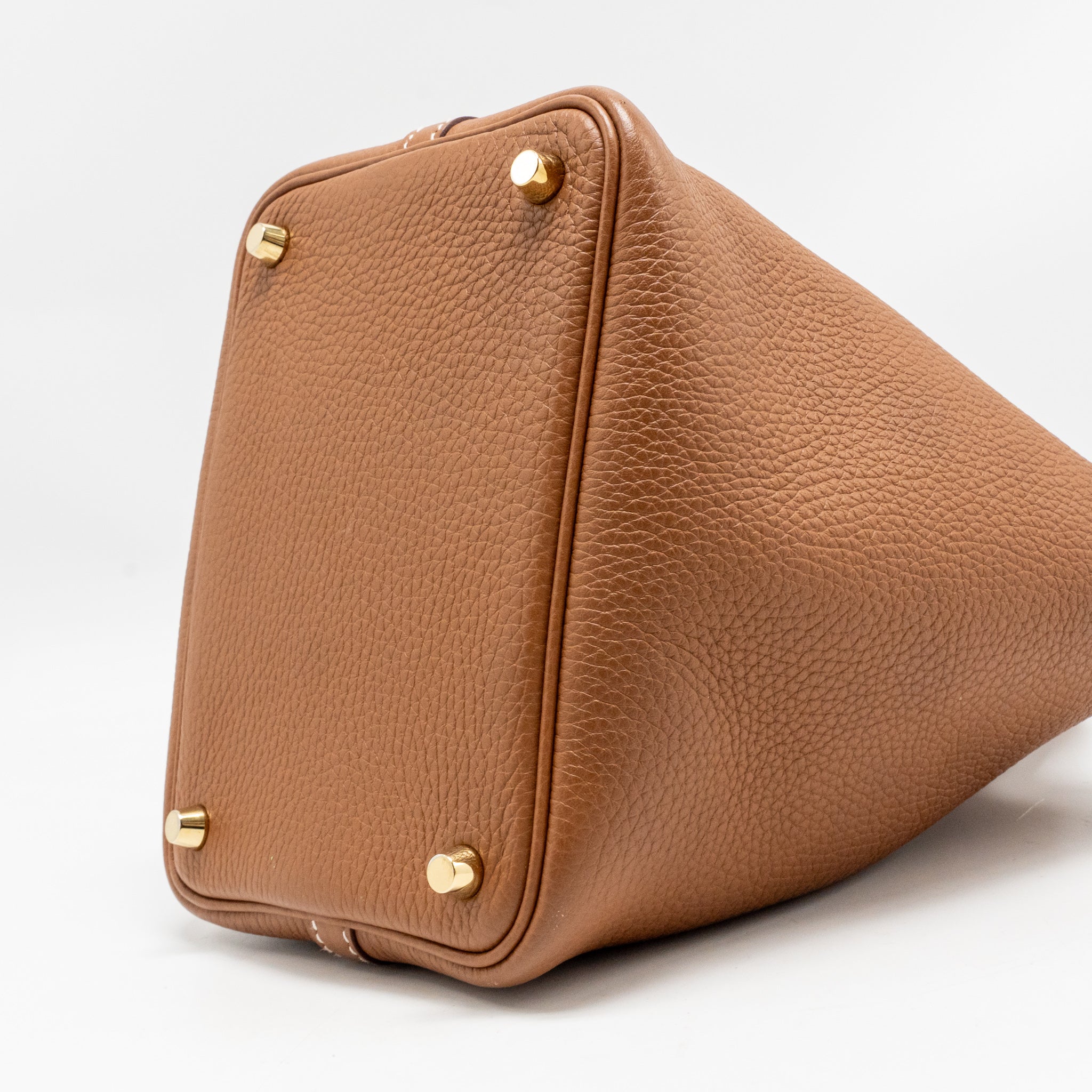 HERMES PICOTIN 18 LOCK BAG CLEMENCE GOLD GHW