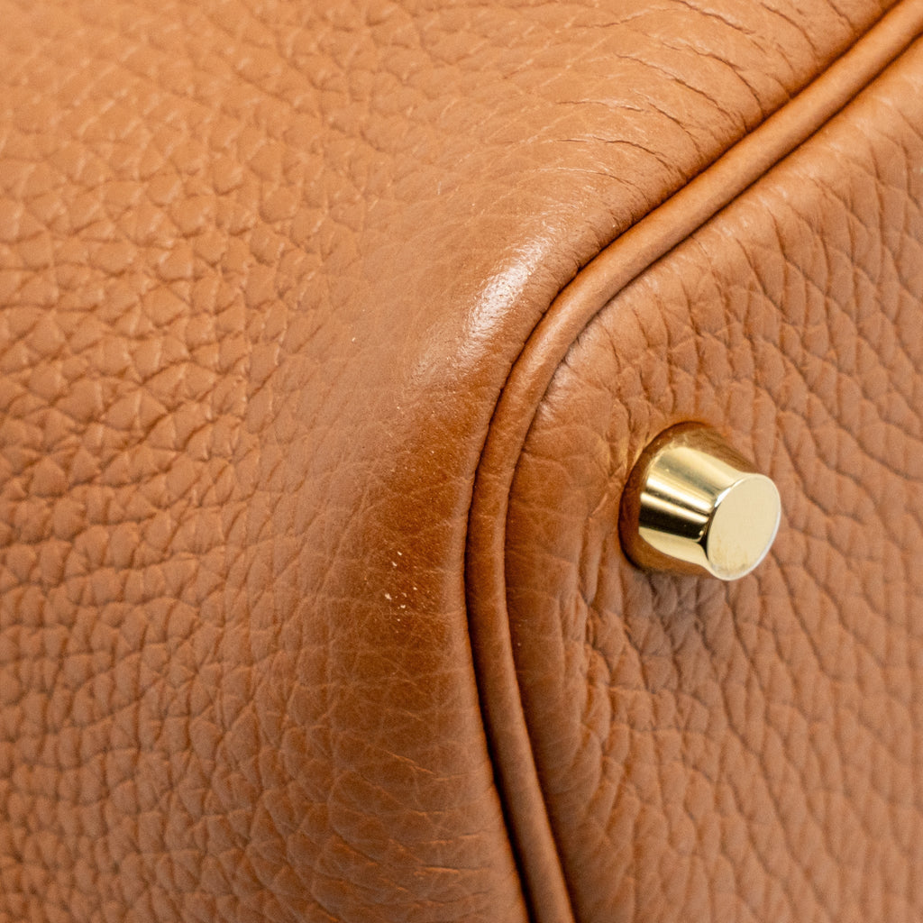 HERMES PICOTIN 18 LOCK BAG CLEMENCE GOLD GHW