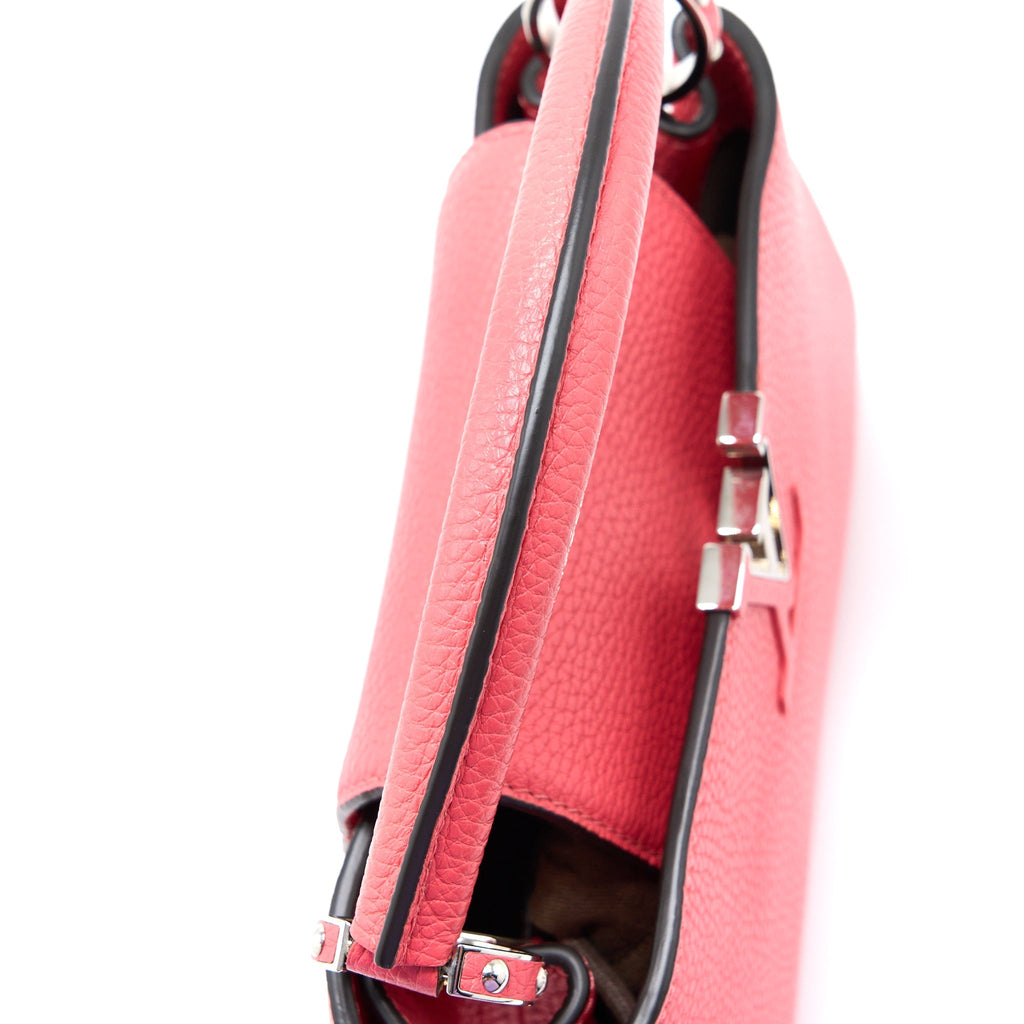 LOUIS VUITTON CAPUCINES BB TAURILLON PINK SHW