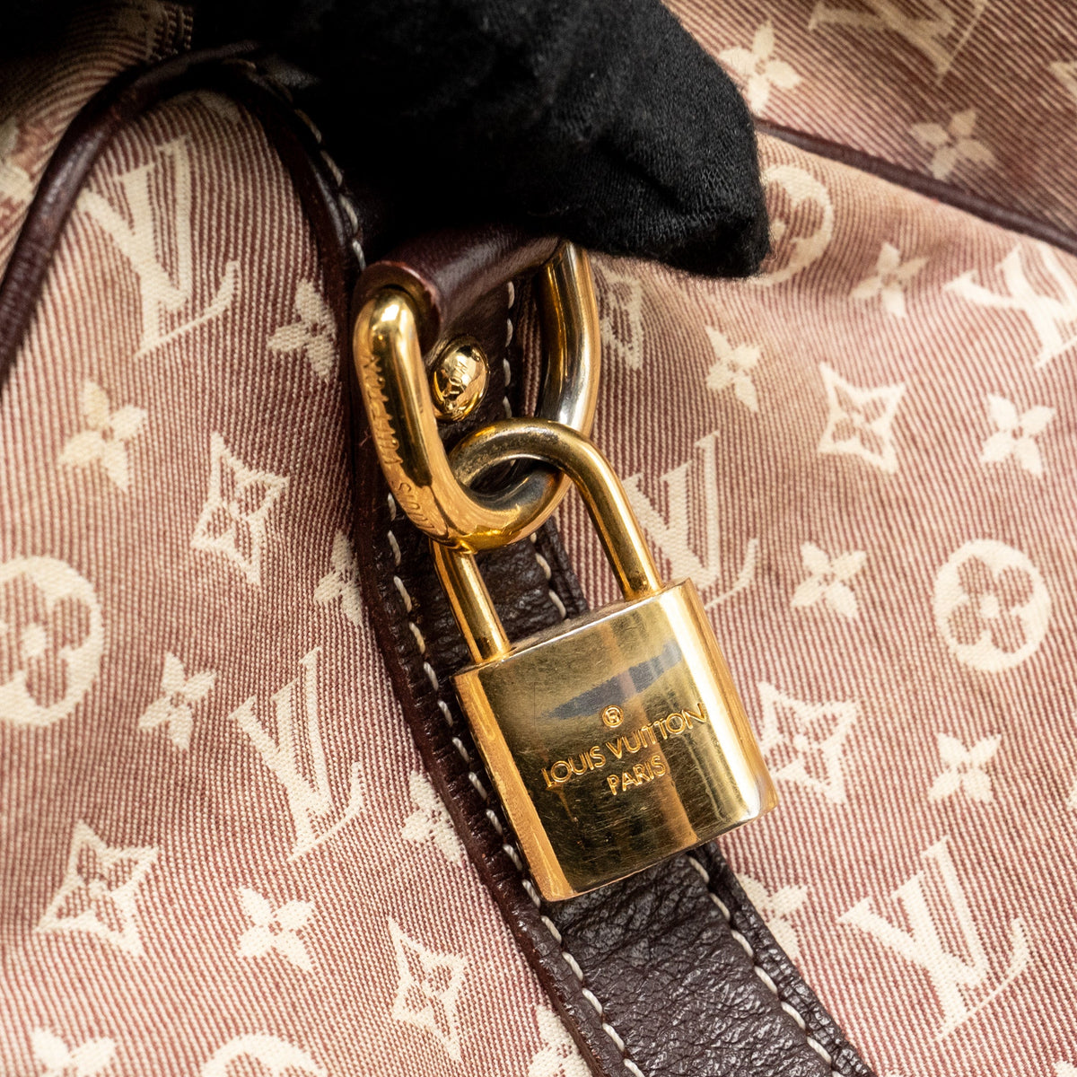 Louis Vuitton Speedy 30 Bandouliere Sepia Monogram Idylle Burgundy GHW