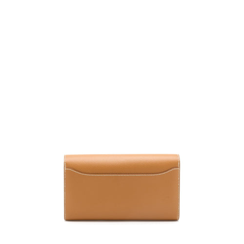 HERMES CONSTANCE LONG WALLET EPSOM GOLD GHW