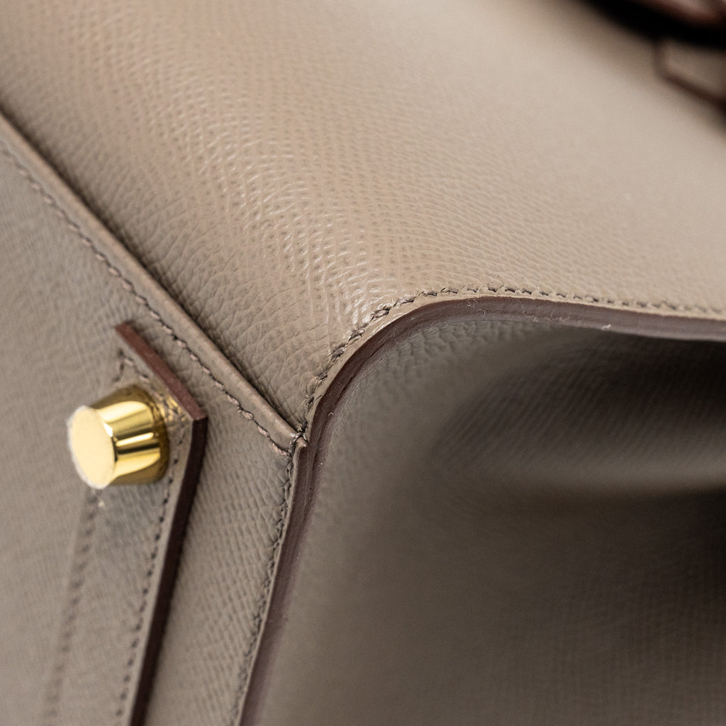 HERMES BIRKIN 30 SELLIER EPSOM GRIS ETAIN GHW
