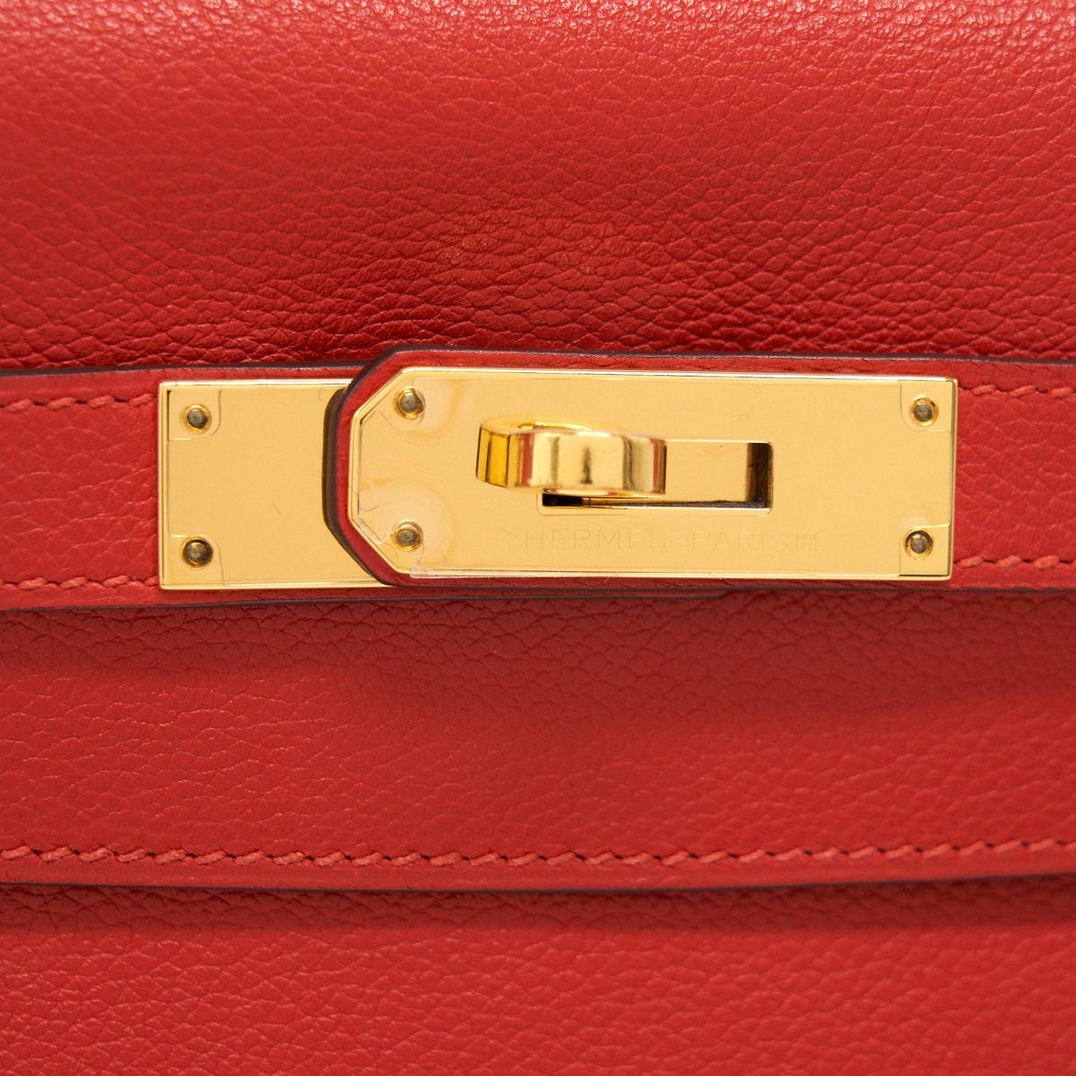 Hermes Kelly 32 Evercolor S5 Rouge Tomate GHW