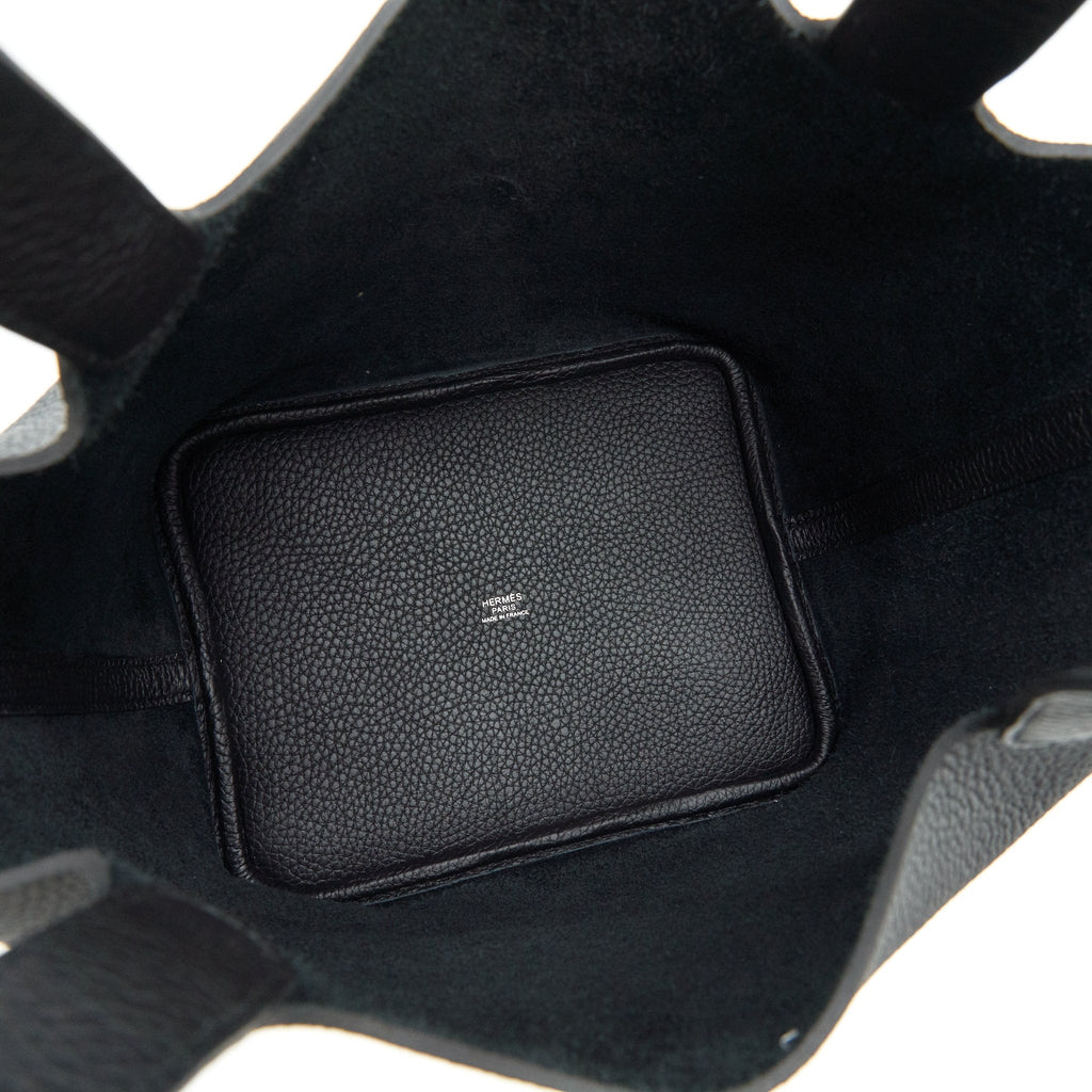 Hermes Picotin 22 Noir SHW