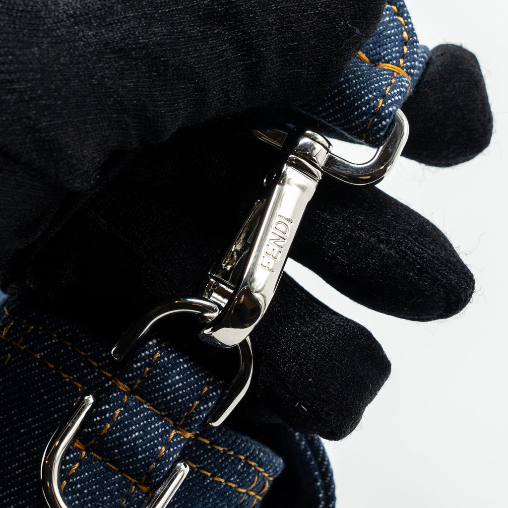 FENDI BAGUETTE DENIM BLUE SHW
