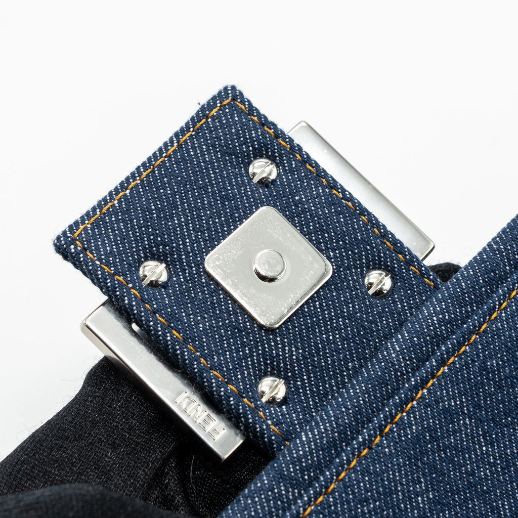 FENDI BAGUETTE DENIM BLUE SHW