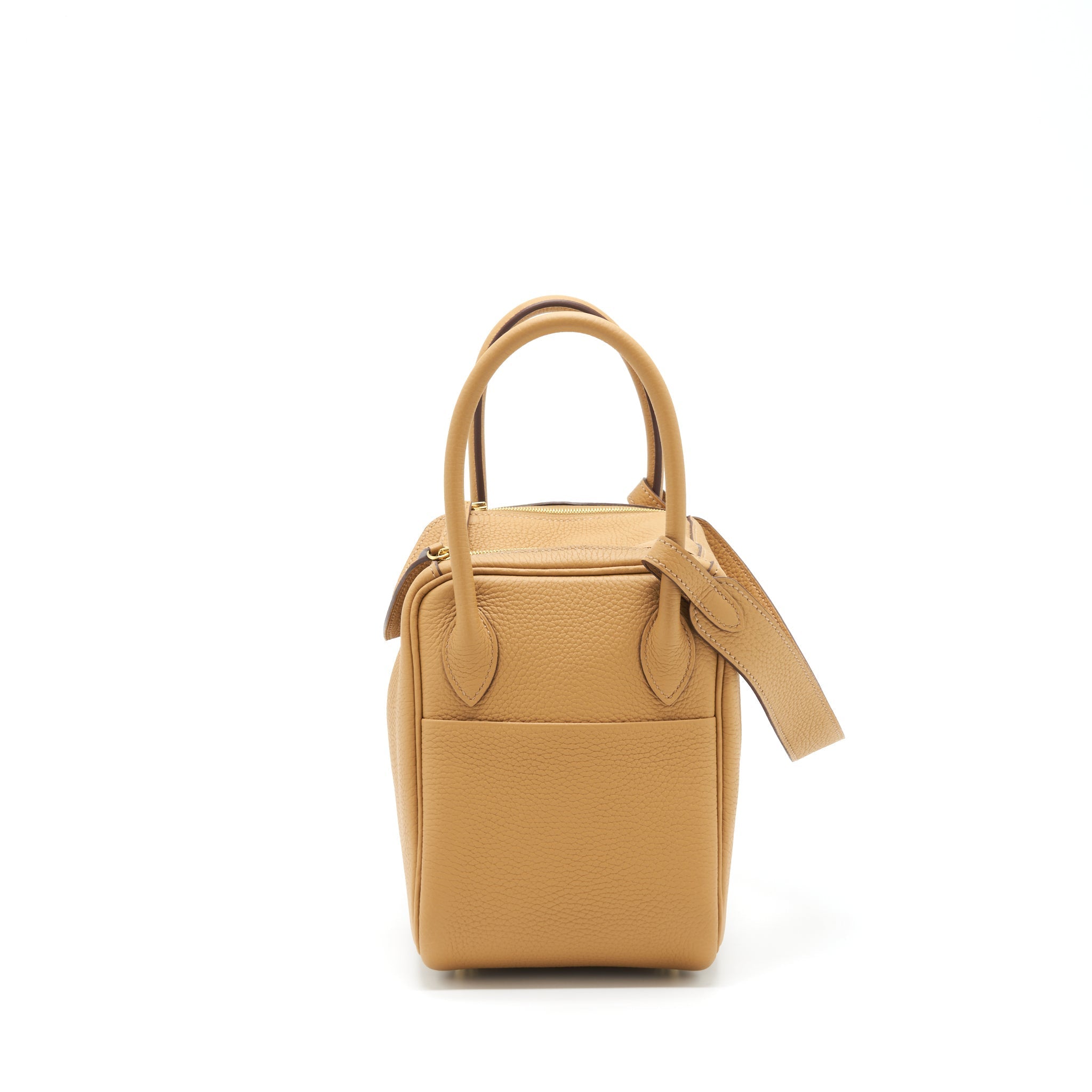 HERMES LINDY 26 CLEMENCE LEATHER 4B BISCUIT