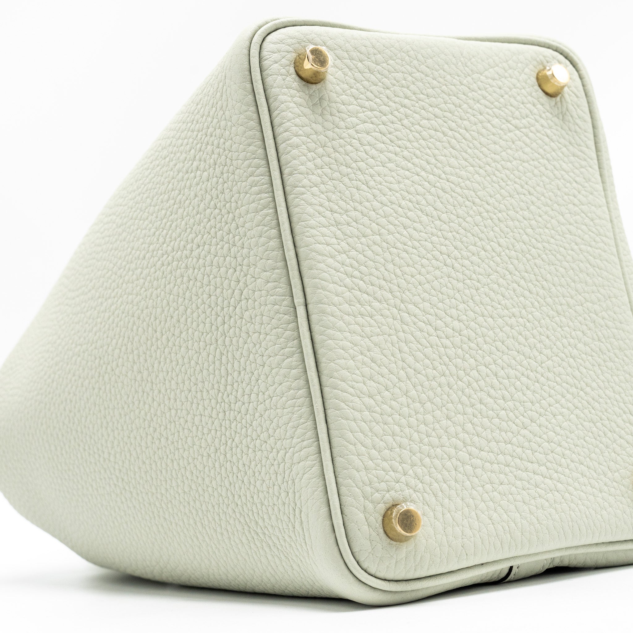 HERMES PICOTIN 18 LOCK BAG CLEMENCE GRIS NEVE GHW