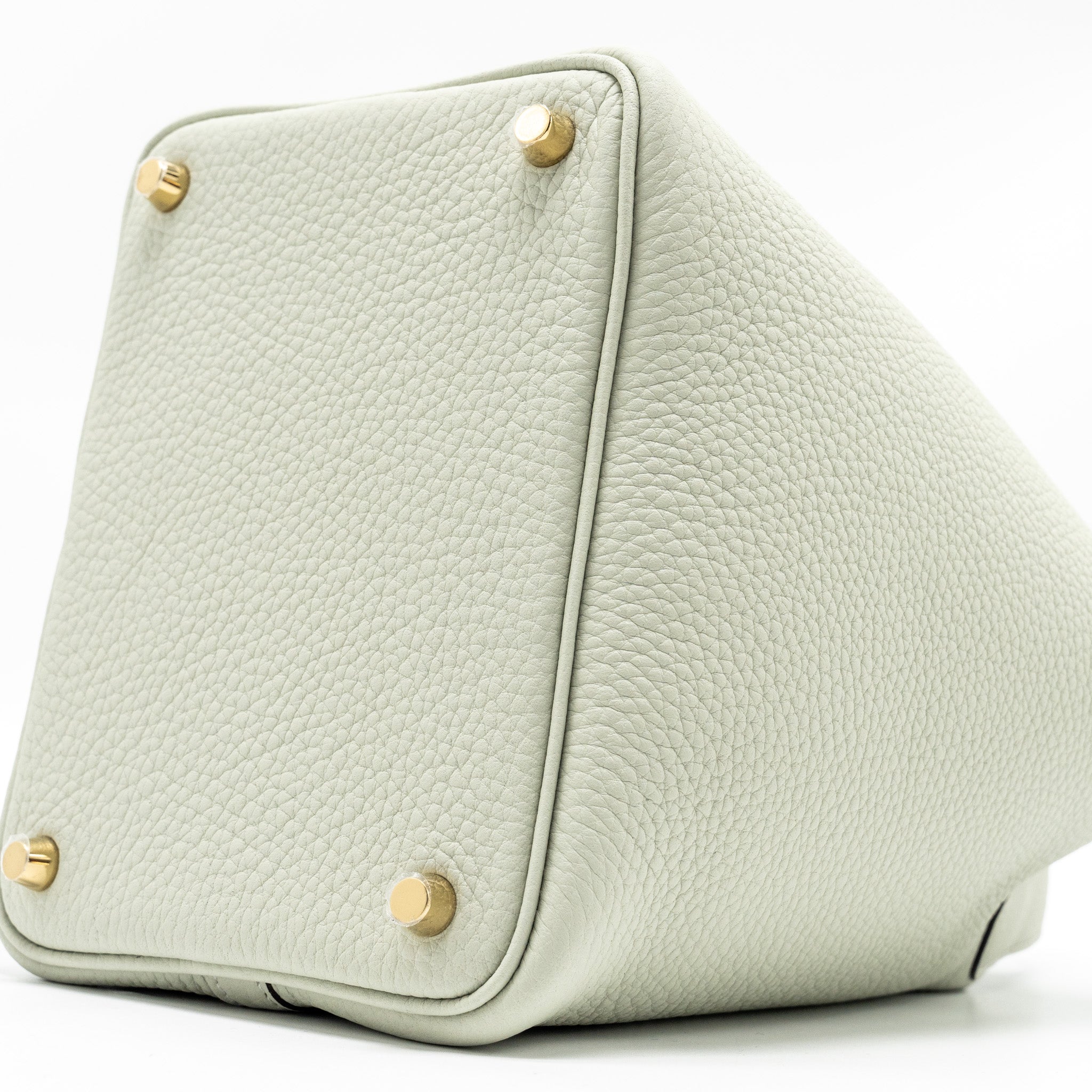 HERMES PICOTIN 18 LOCK BAG CLEMENCE GRIS NEVE GHW
