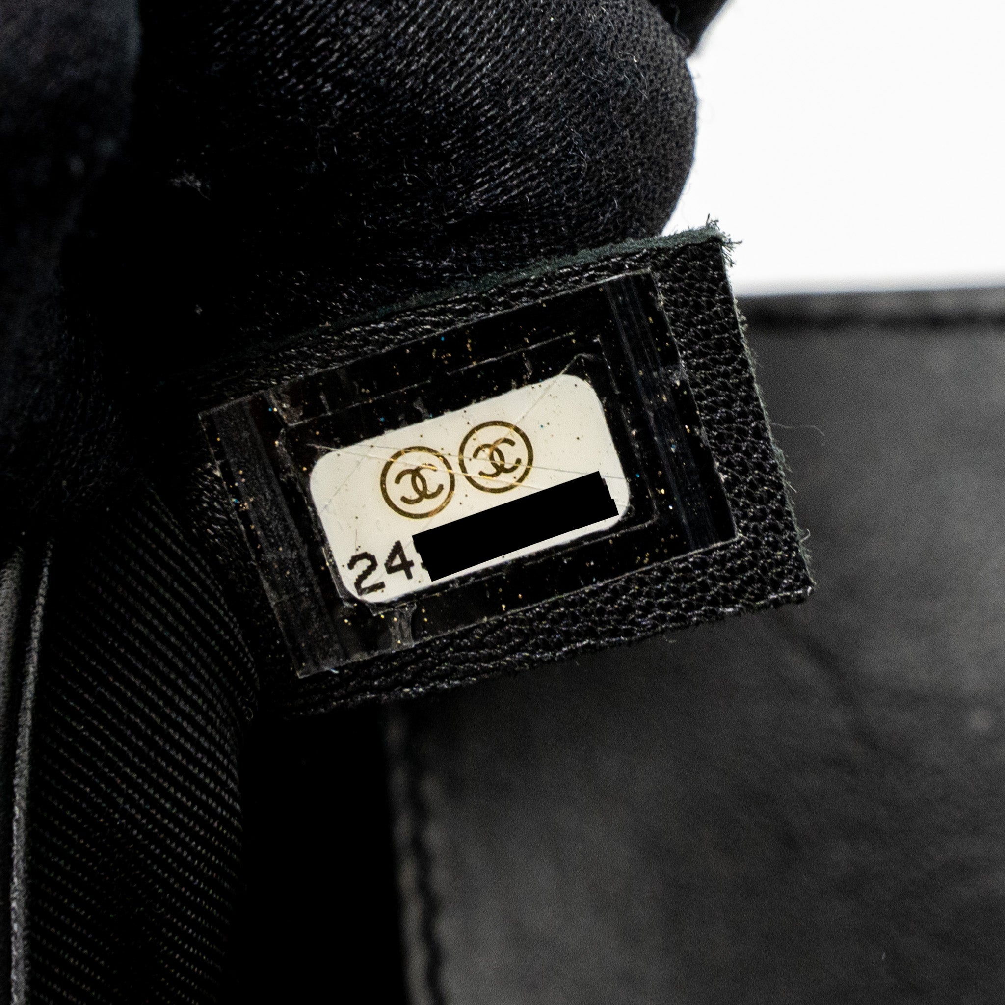 CHANEL SMALL BOY BAG CALFSKIN BLACK RUTHENIUM SILVER HARDWARE