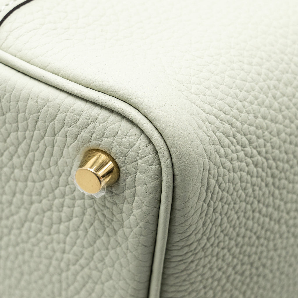 HERMES PICOTIN 18 LOCK BAG CLEMENCE GRIS NEVE GHW