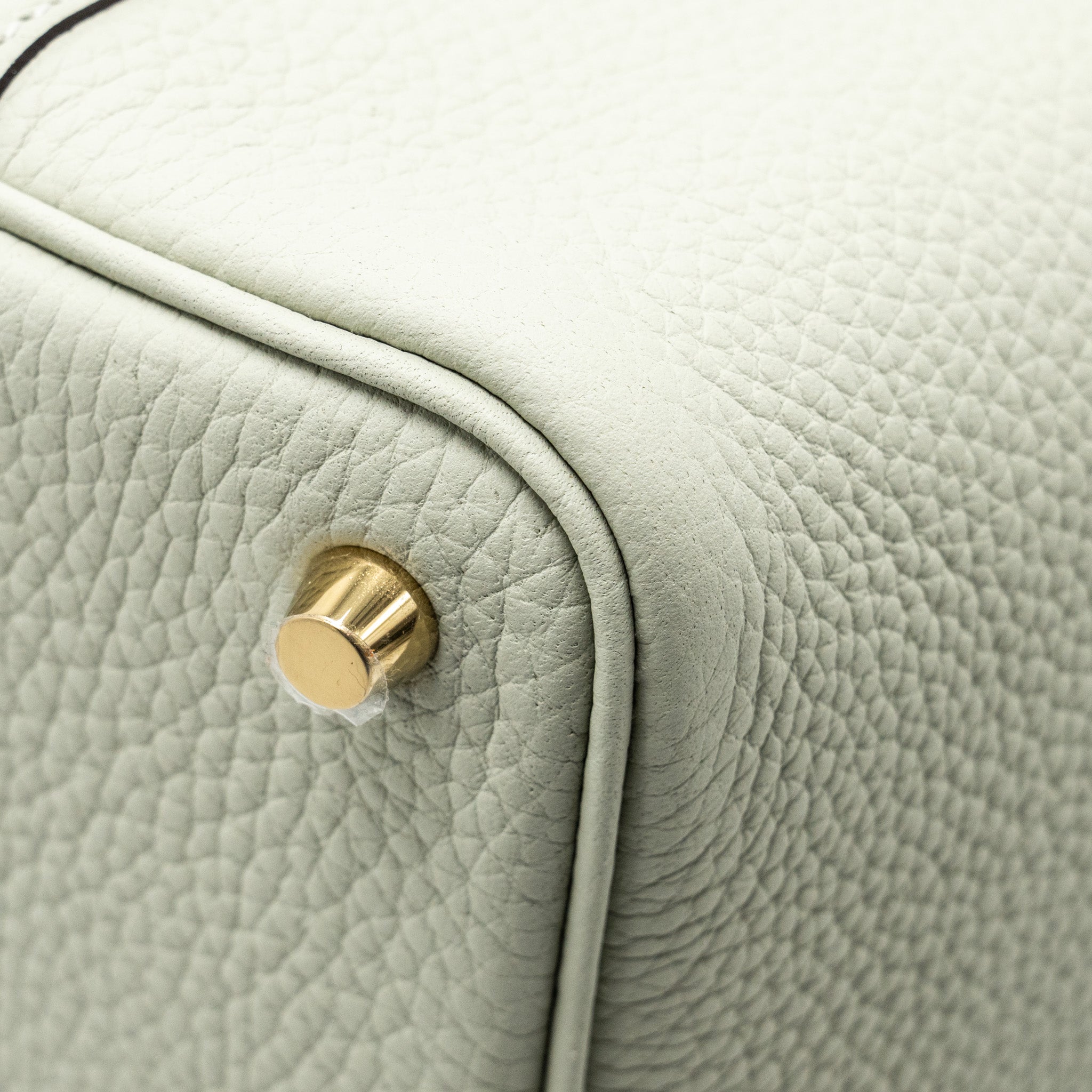 HERMES PICOTIN 18 LOCK BAG CLEMENCE GRIS NEVE GHW