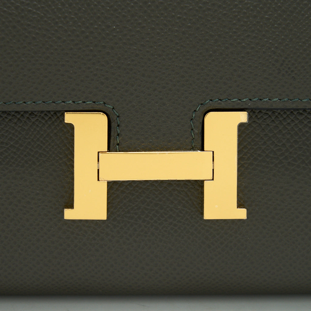 Hermes Constance To Go C6 Vert De Gris GHW
