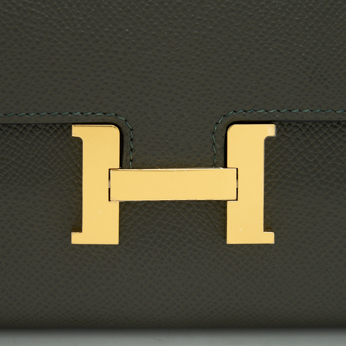 Hermes Constance To Go C6 Vert De Gris GHW