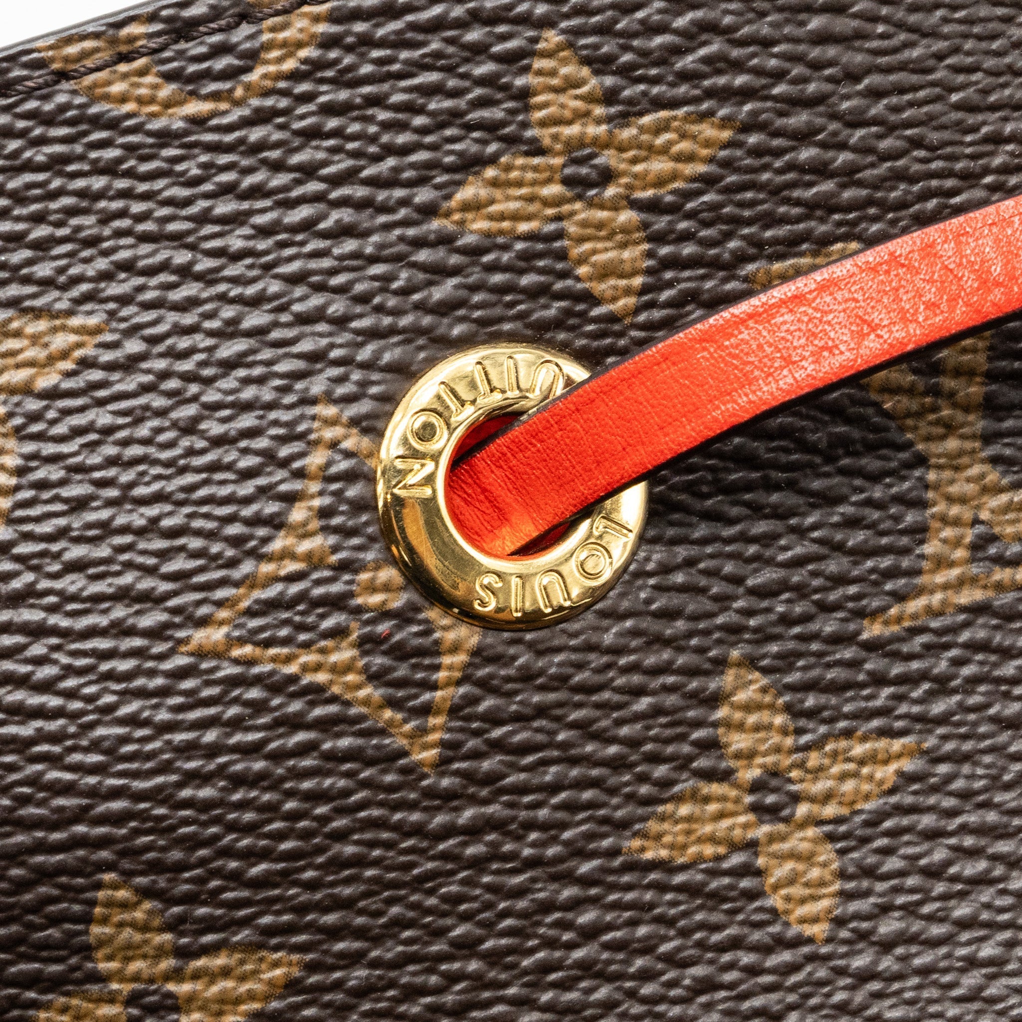 LOUIS VUITTON NEONOE MONOGRAM CANVAS / RED GHW