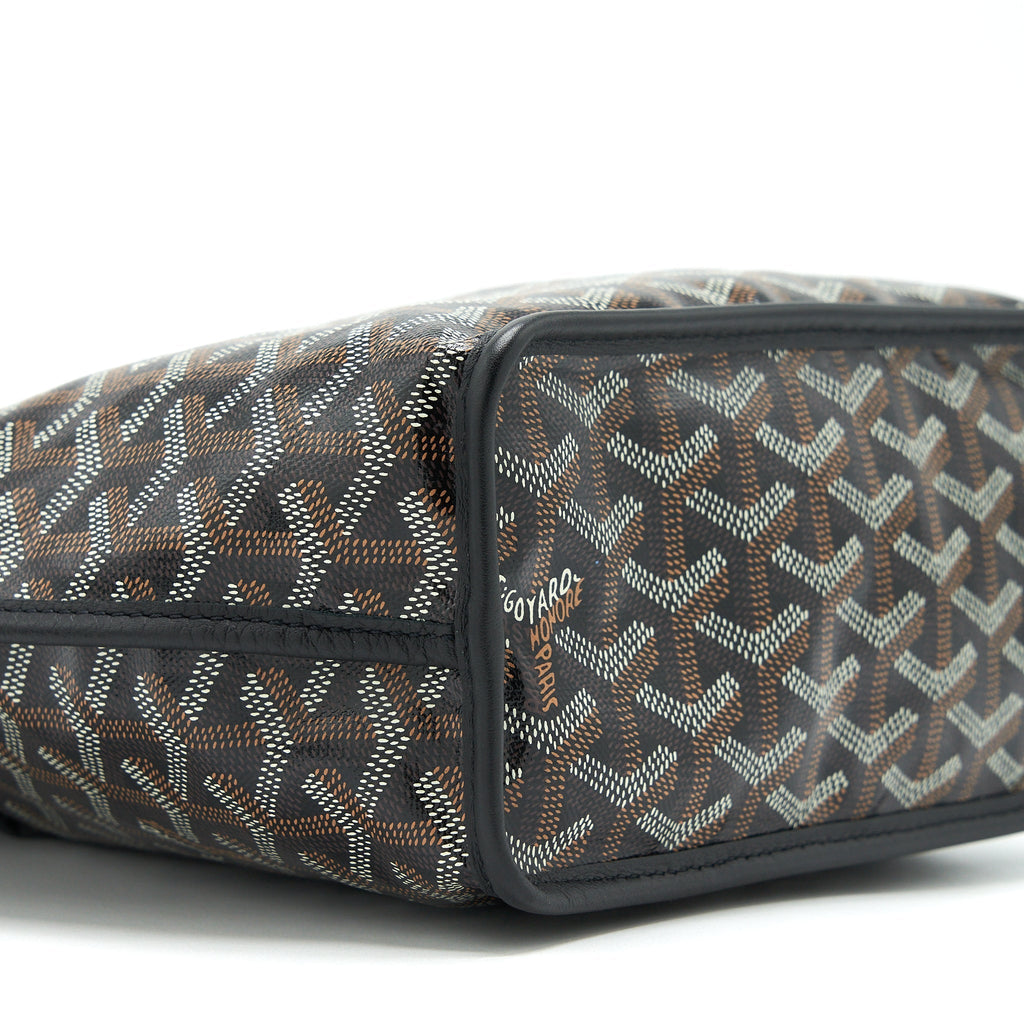 GOYARD ANJOU MINI REVERSIBLE TOTE BLACK/MULTICOLOUR