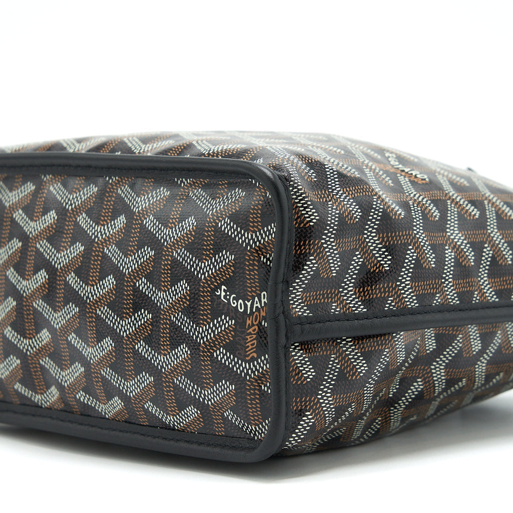 GOYARD ANJOU MINI REVERSIBLE TOTE BLACK/MULTICOLOUR