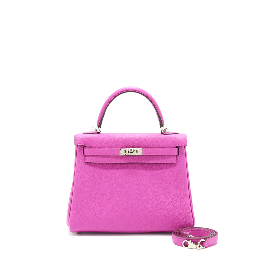 HERMES KELLY 25 TOGO 9I MAGNOLIA SHW