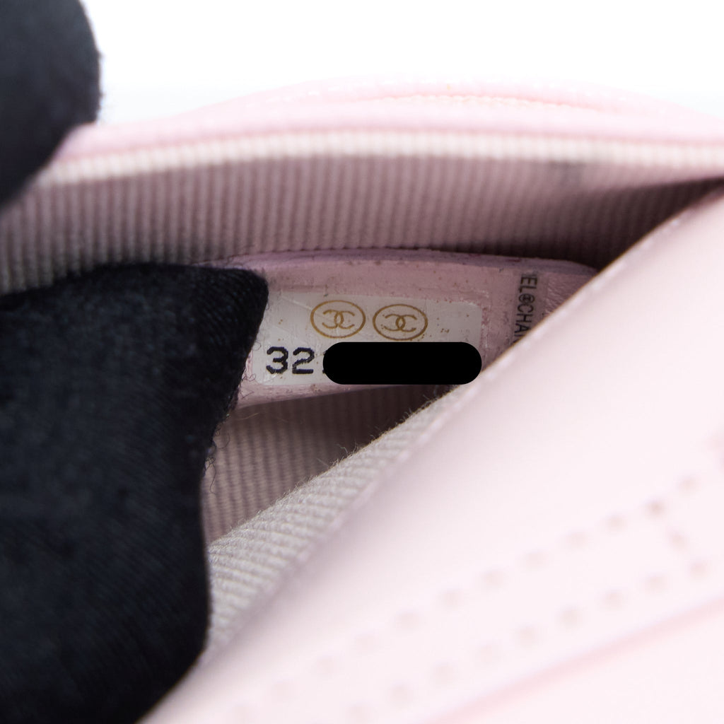 CHANEL 2 IN 1 WALLET ON CHAIN CAVIAR LIGHT PINK LGHW
