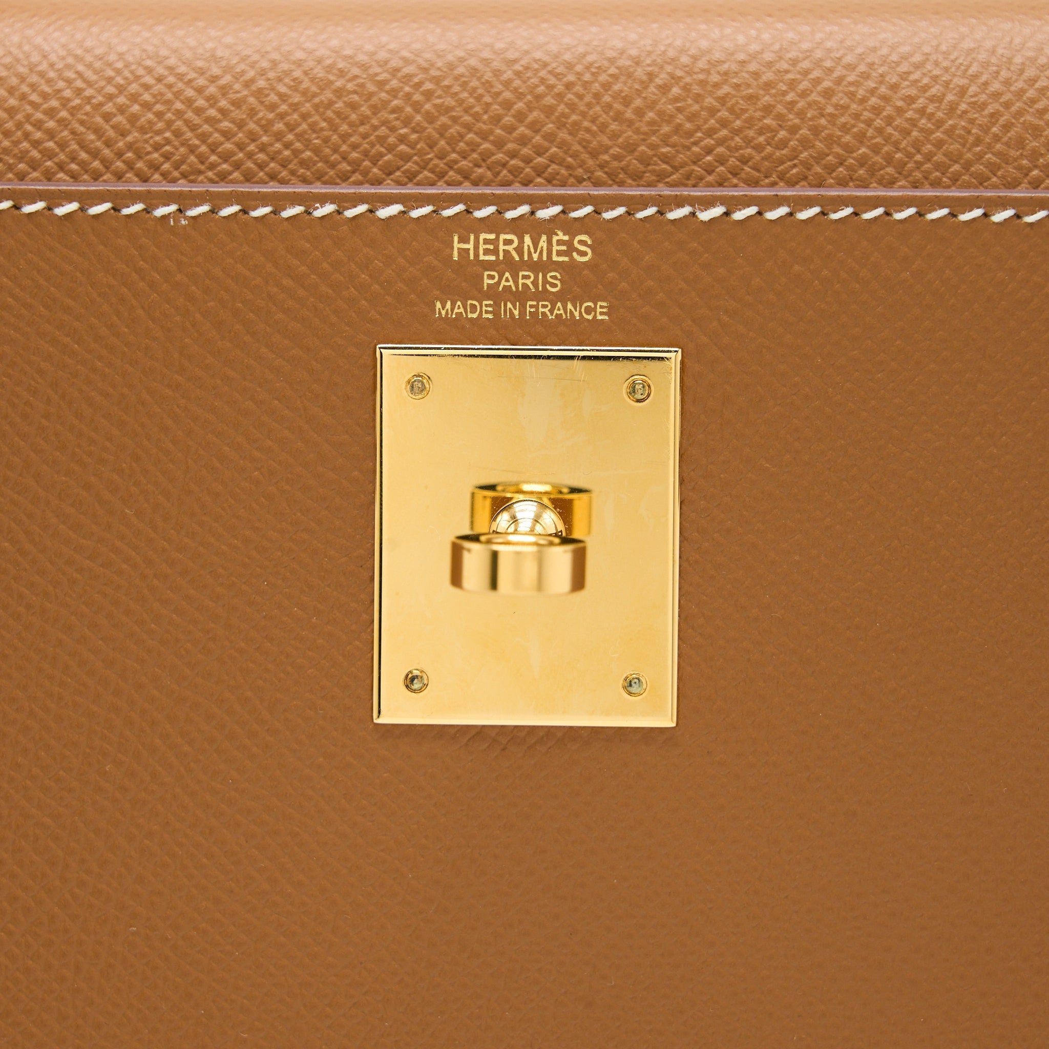 HERMES KELLY 28 EPSOM GOLD GHW