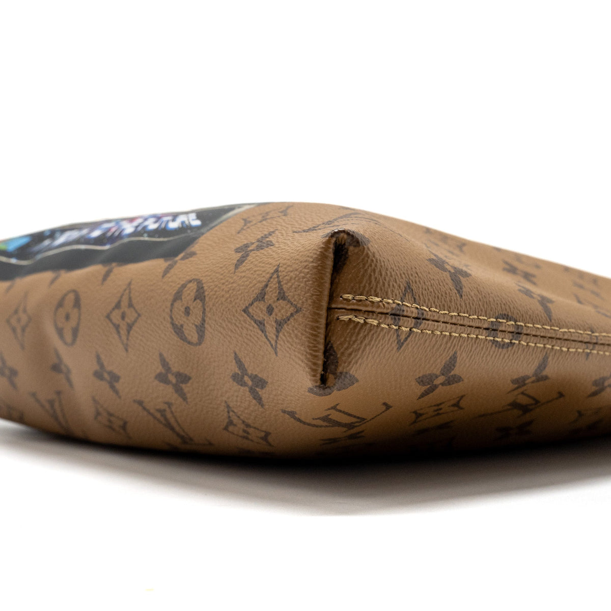 LOUIS VUITTON CARRY IT TOTE MONOGRAM REVERSE CANVAS WITH PRINT GHW